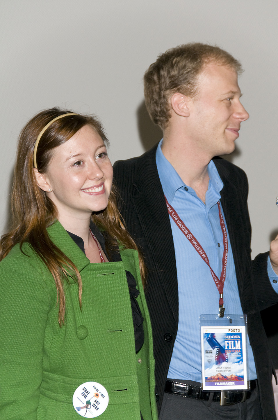 Rebecca and Josh Tickell, Best Documentary at the Sedona Film Festival 2008