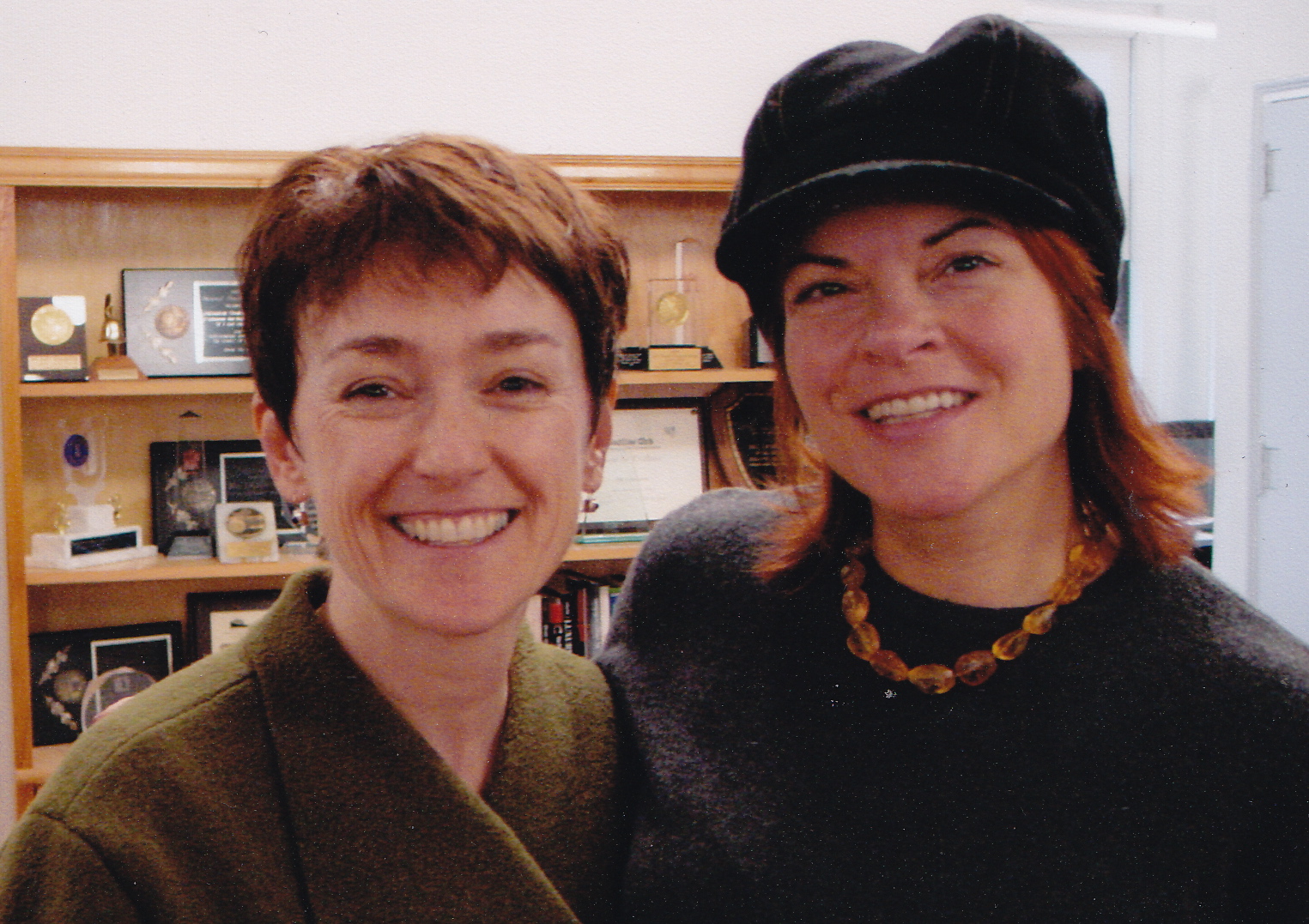 Beth Harrington and Rosanne Cash at pre-Grammy gathering