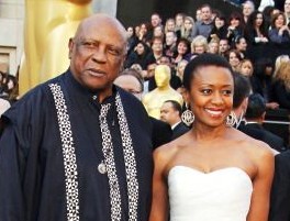 Barbara Eve Harris and Louis Gossett Jr. at the 84th Annual Academy Awards (2012)