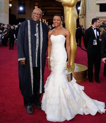Barbara Eve Harris and Louis Gossett Jr. at the 84th Annual Academy Awards (2012)