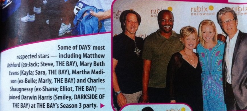 CBS Soaps In Depth Sept 10, 2012 edition. With Matthew Ashford, Darwin Harris, Mary Beth Evans, Martha Madison, and Charles Shaugnessy.