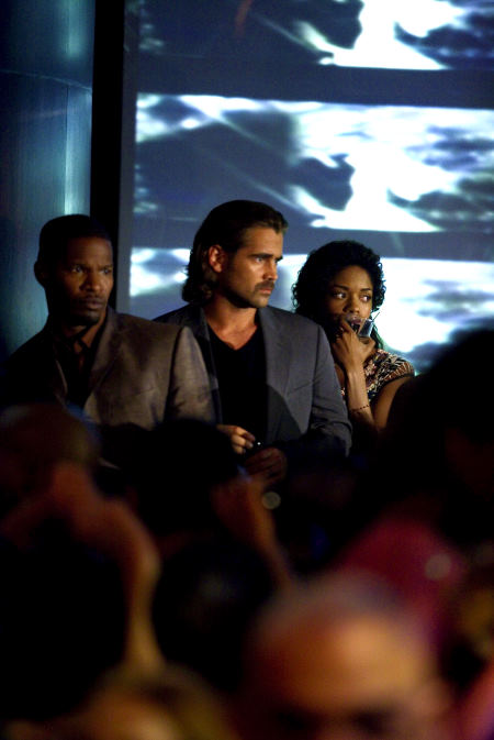 Still of Jamie Foxx, Colin Farrell and Naomie Harris in Miami Vice (2006)