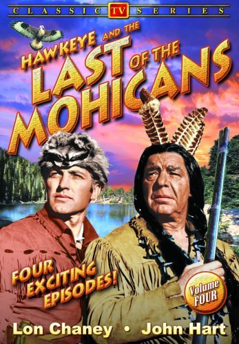 Lon Chaney Jr. and John Hart in Hawkeye and the Last of the Mohicans (1957)