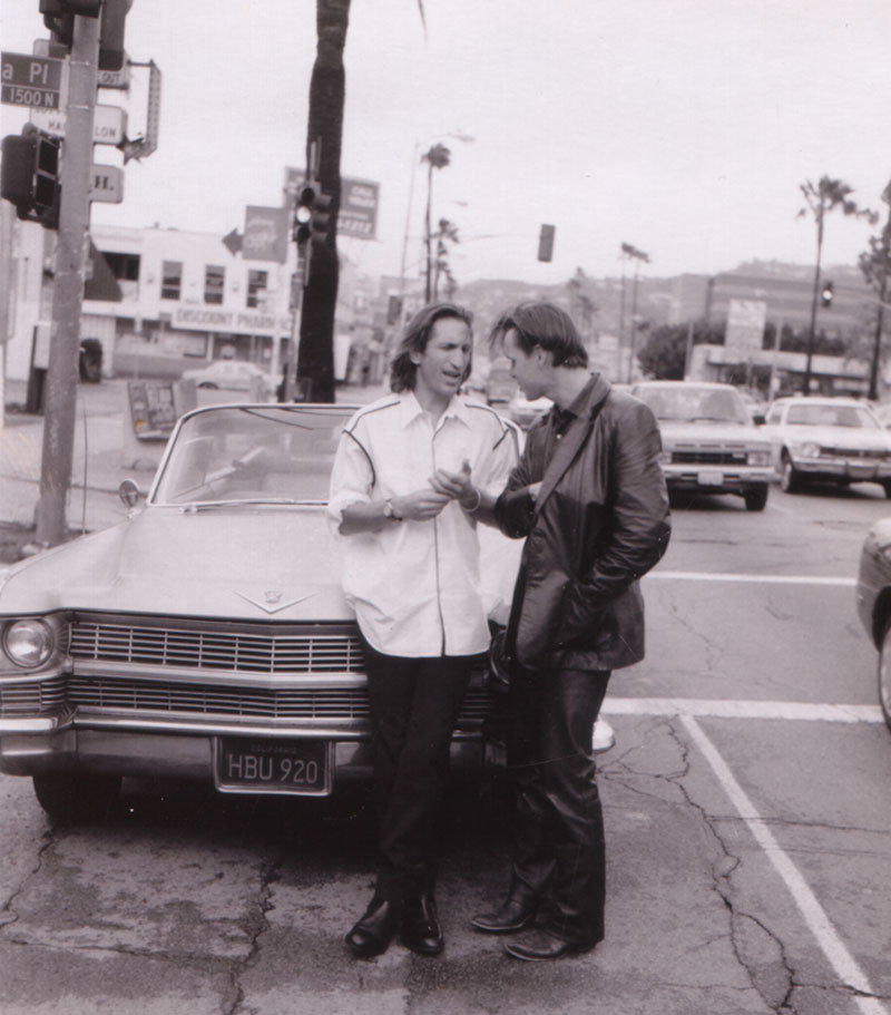 With Richard Edson in Los Angeles