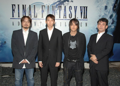Shinji Hashimoto, Tetsuya Nomura, Kazushige Nojima and Takeshi Nozue at event of Fainaru Fantajî Sebun Adobento Chirudoren (2005)