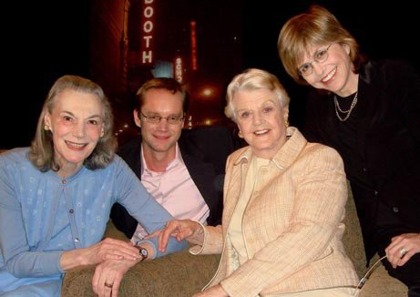 with Marian Seldes and Angela Lansbury