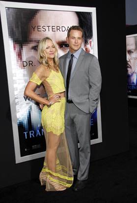 Cole Hauser and wife Cynthia Daniel Los Angeles Transcendence premiere