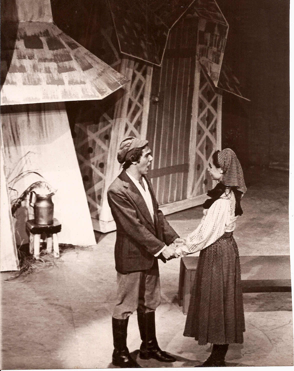 The Kosacks were everywhere. Perchik in FIDDLER ON THE ROOF with Kyra Hebert