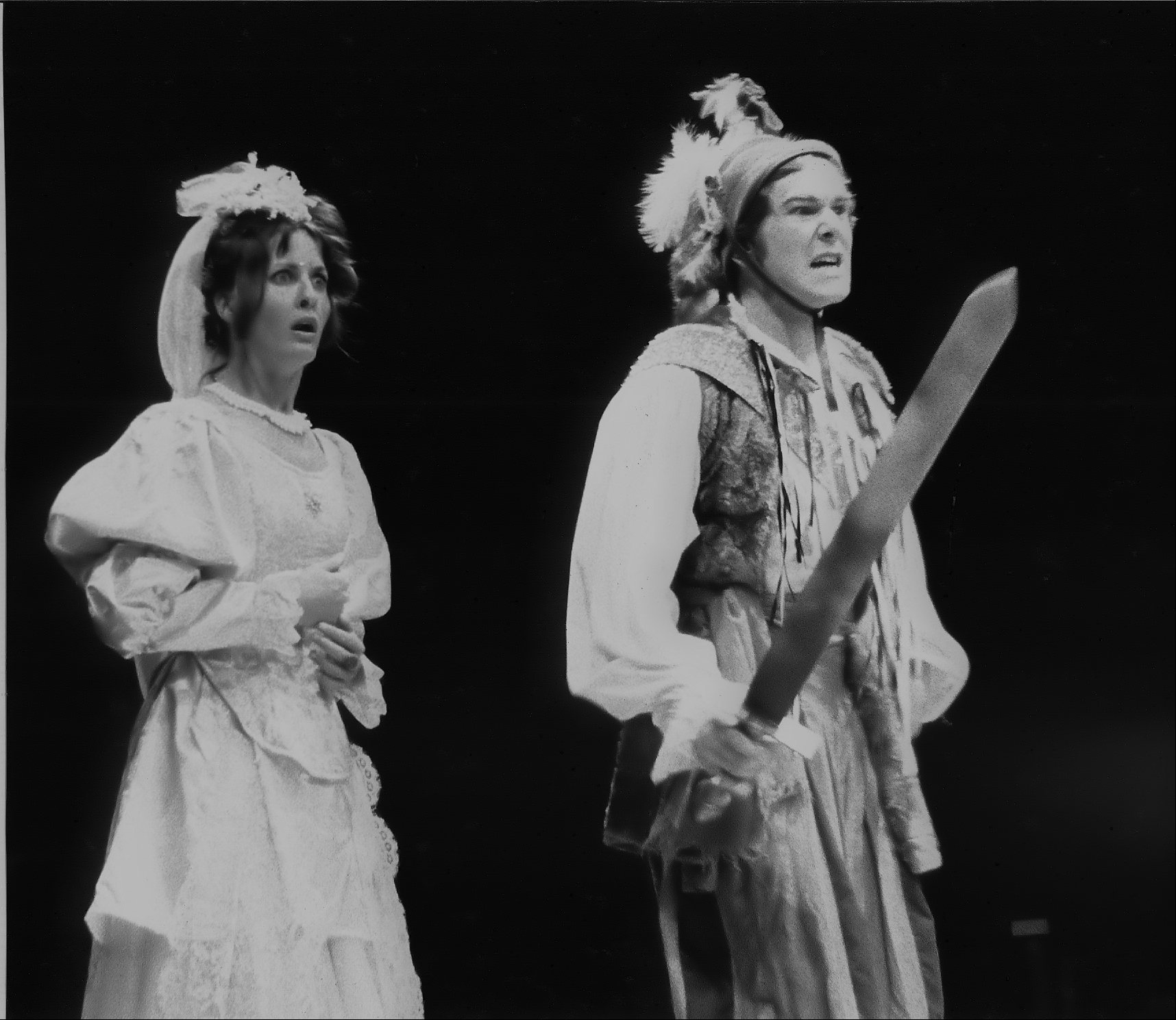 This hat is too tight. Petruchio in TAMING OF THE SHREW with Jane Herrick