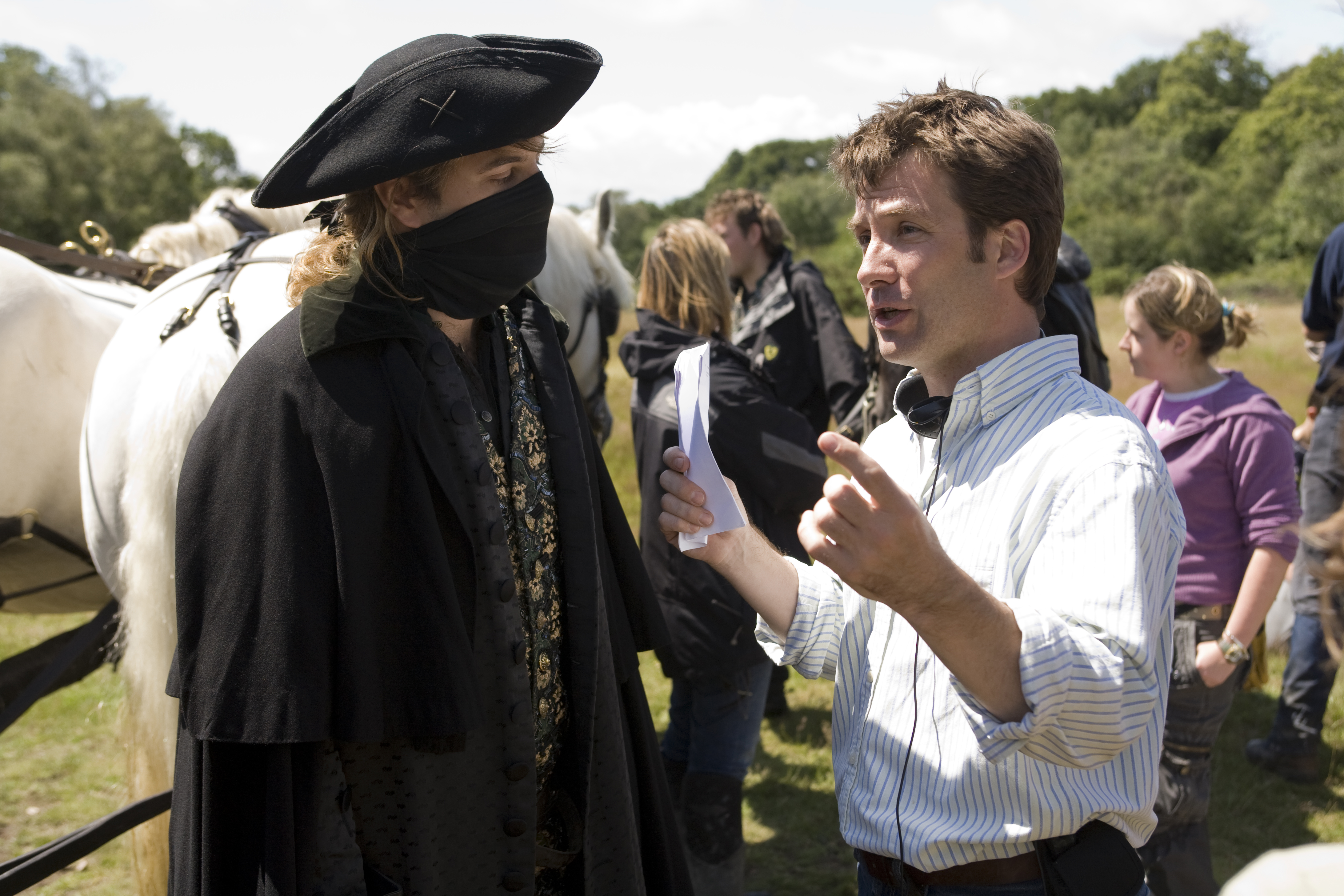 James Hawes directs Alex Roberston in 