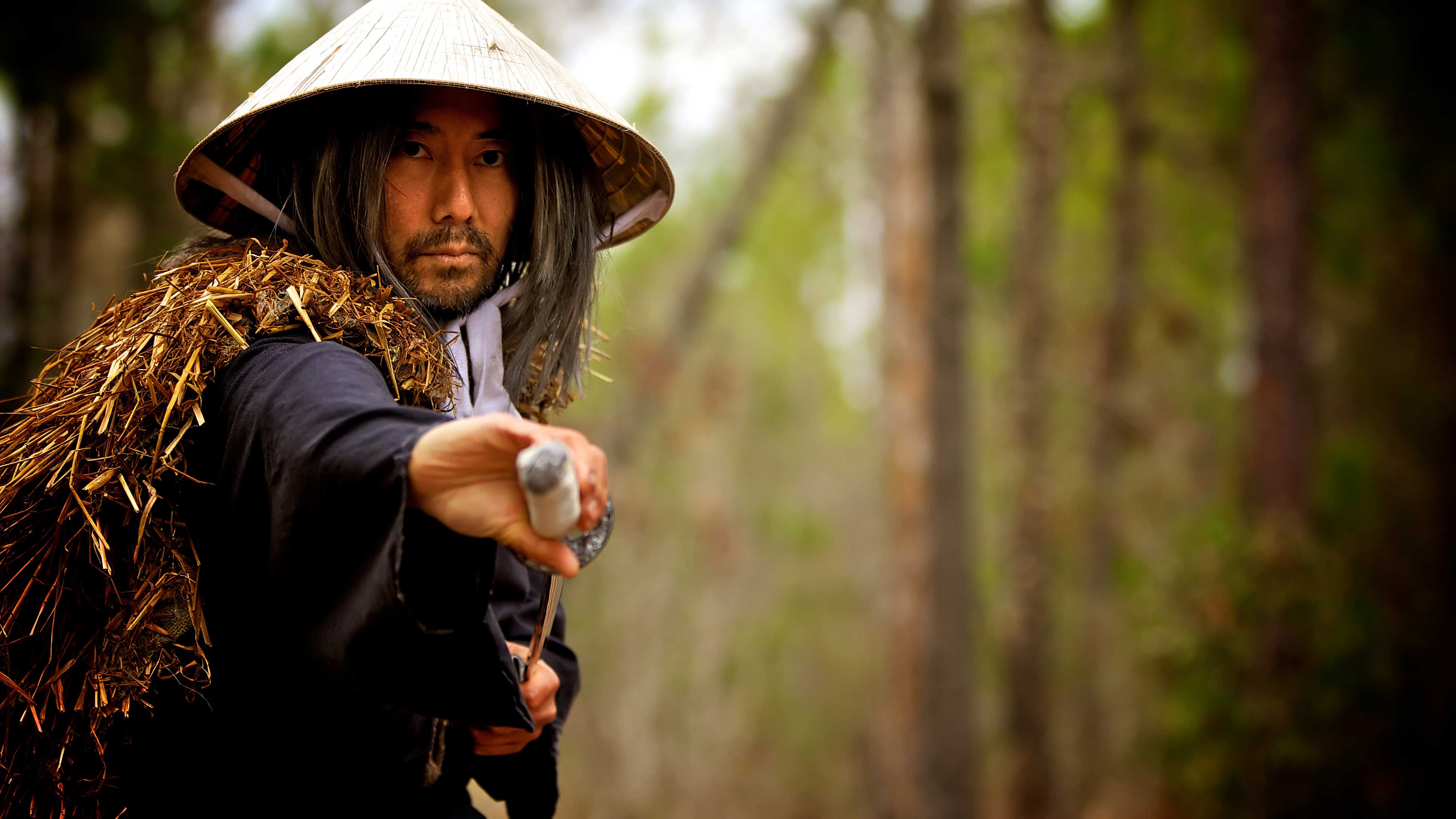 HENRY HAYASHI AS HANSHIRO IN DOKKODO: THE PATH OF ALONENESS