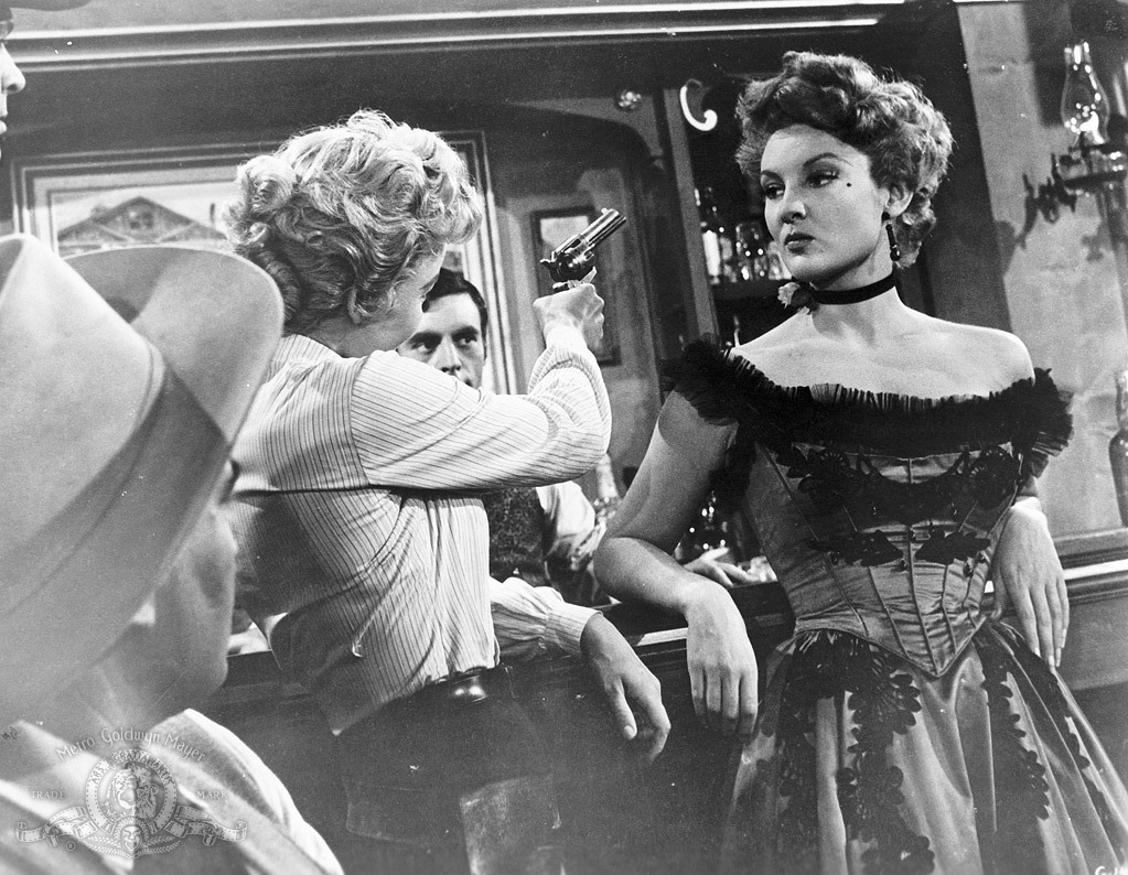 Still of Allison Hayes in Gunslinger (1956)