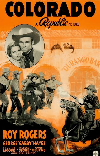Roy Rogers, George 'Gabby' Hayes and Pauline Moore in Colorado (1940)