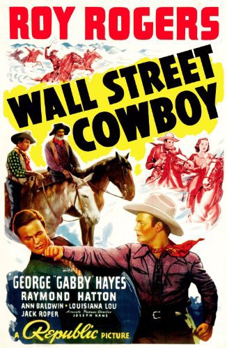 Roy Rogers, Raymond Hatton and George 'Gabby' Hayes in Wall Street Cowboy (1939)