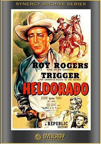 Roy Rogers, Dale Evans and George 'Gabby' Hayes in Heldorado (1946)