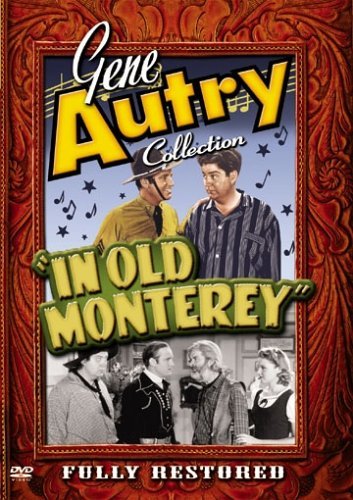 Gene Autry, Smiley Burnette, George 'Gabby' Hayes and June Storey in In Old Monterey (1939)