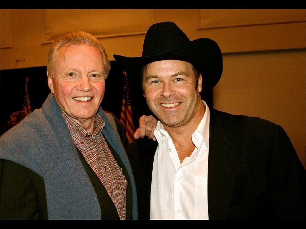 Jon Voight and Philip Maurice Hayes.