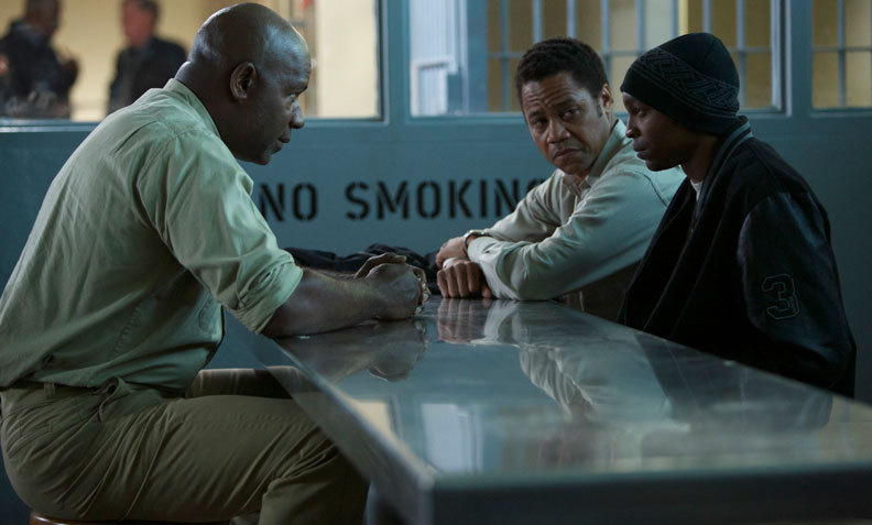 Still of Cuba Gooding Jr., Dennis Haysbert and Malcolm M. Mays in Life of a King (2013)