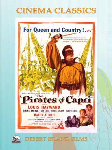 Binnie Barnes, Louis Hayward and Mariella Lotti in I pirati di Capri (1949)
