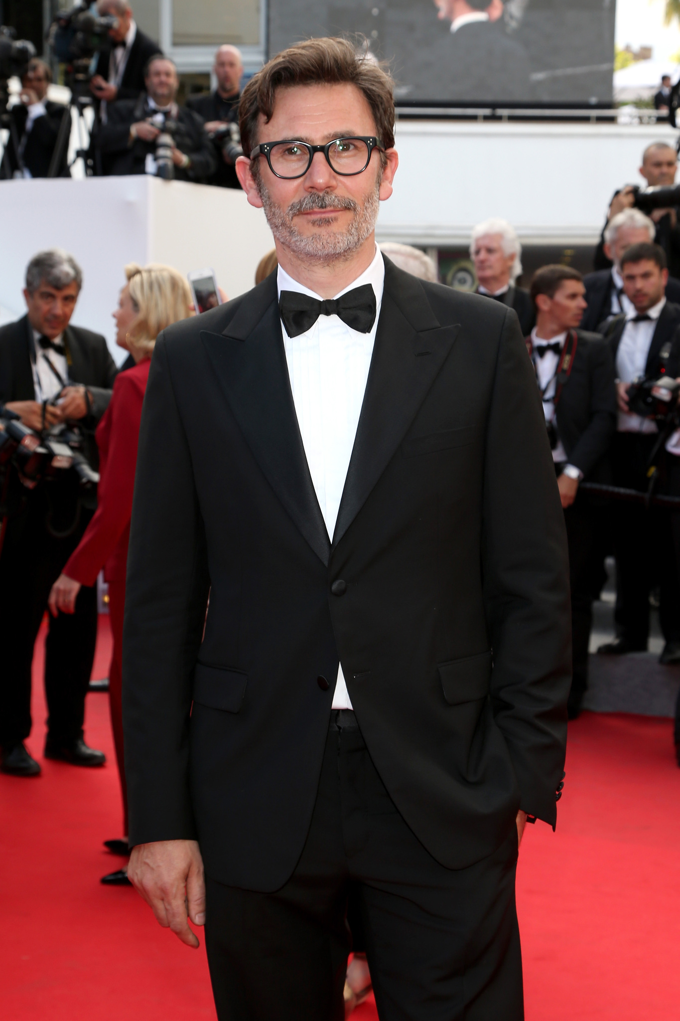 Michel Hazanavicius at event of Saint Laurent (2014)