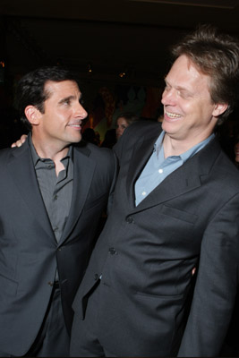 Steve Carell and Peter Hedges at event of Dan in Real Life (2007)