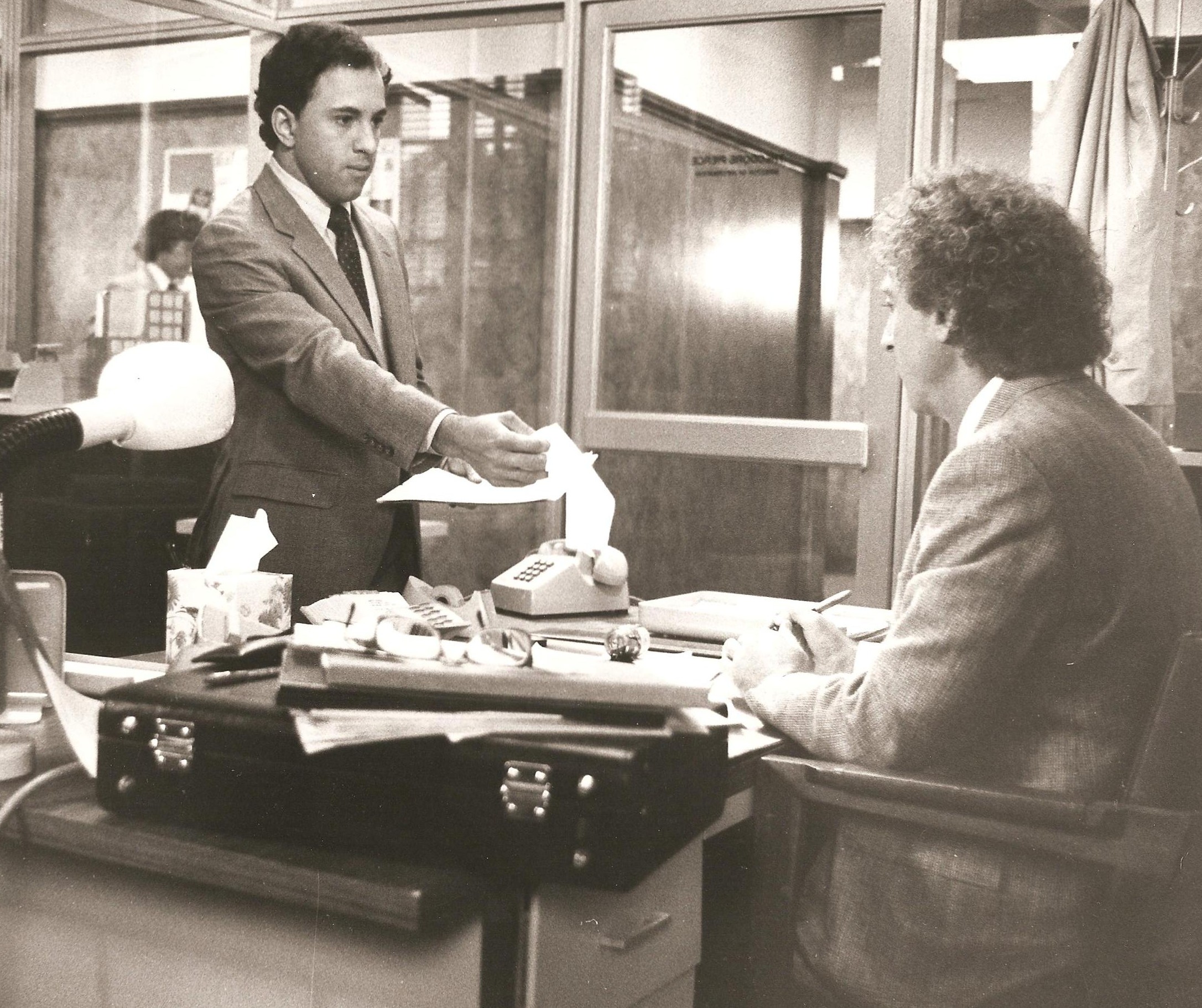 Kyle T. Heffner with Gene Wilder in Woman in Red