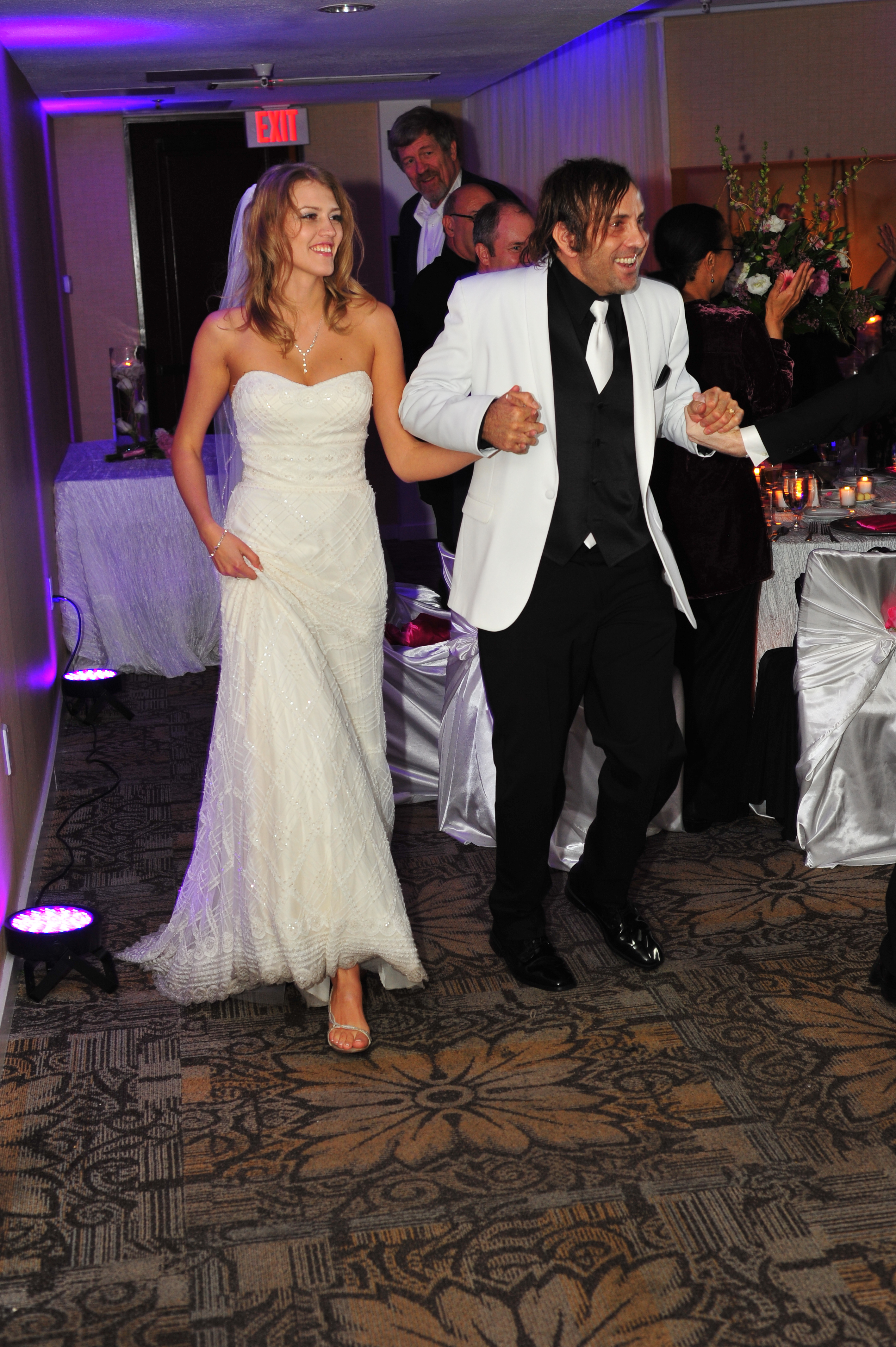 Brad Heller with his wife Svetlana Heller at their wedding