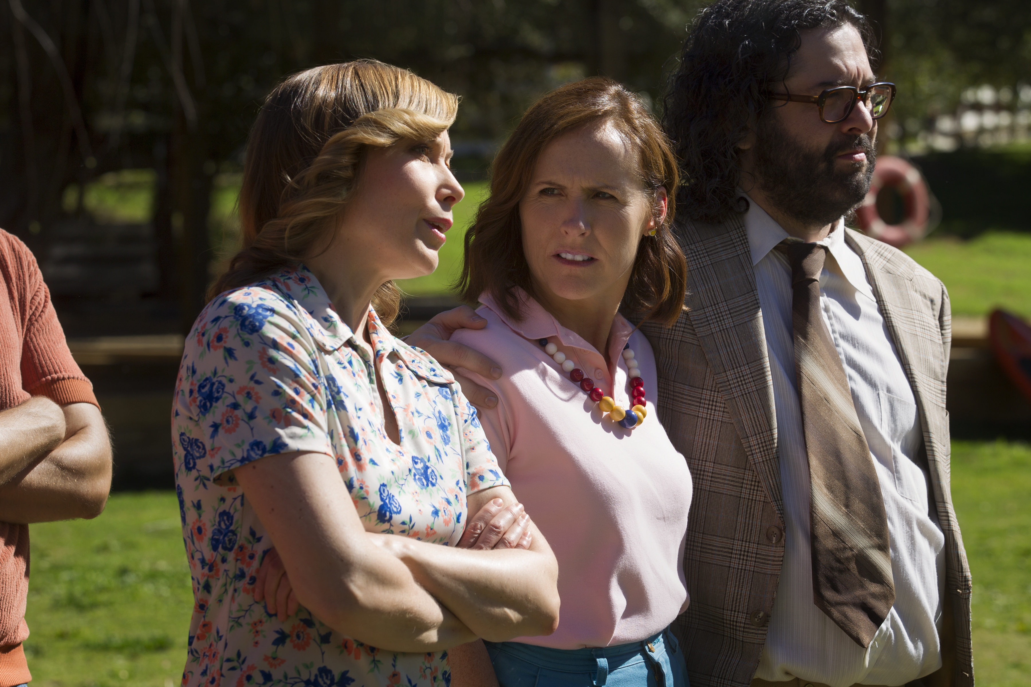 Still of Judah Friedlander, Nina Hellman and Molly Shannon in Wet Hot American Summer: First Day of Camp (2015)