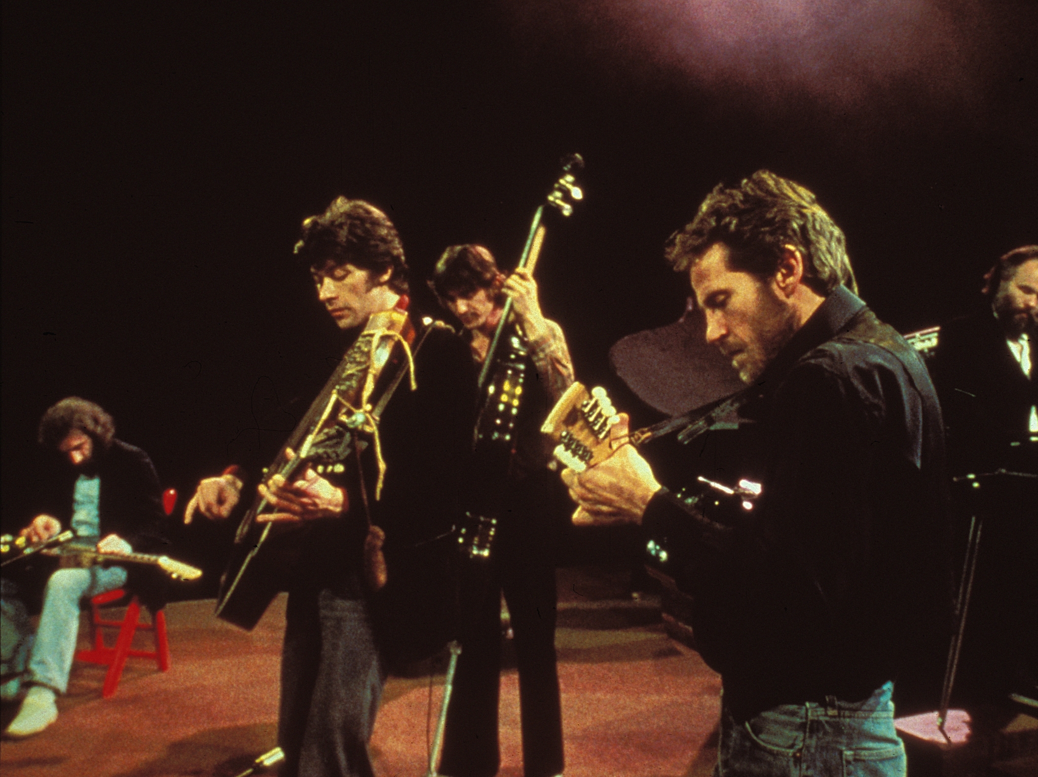 Still of Robbie Robertson, Rick Danko, Levon Helm, Garth Hudson and Richard Manuel in The Last Waltz (1978)