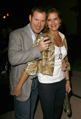 Brooke Shields and Chris Henchy