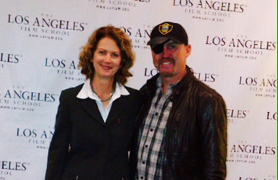 Lynn Hendee & Garrett Warren, Veterans in Film & TV event, Los Angeles Film School