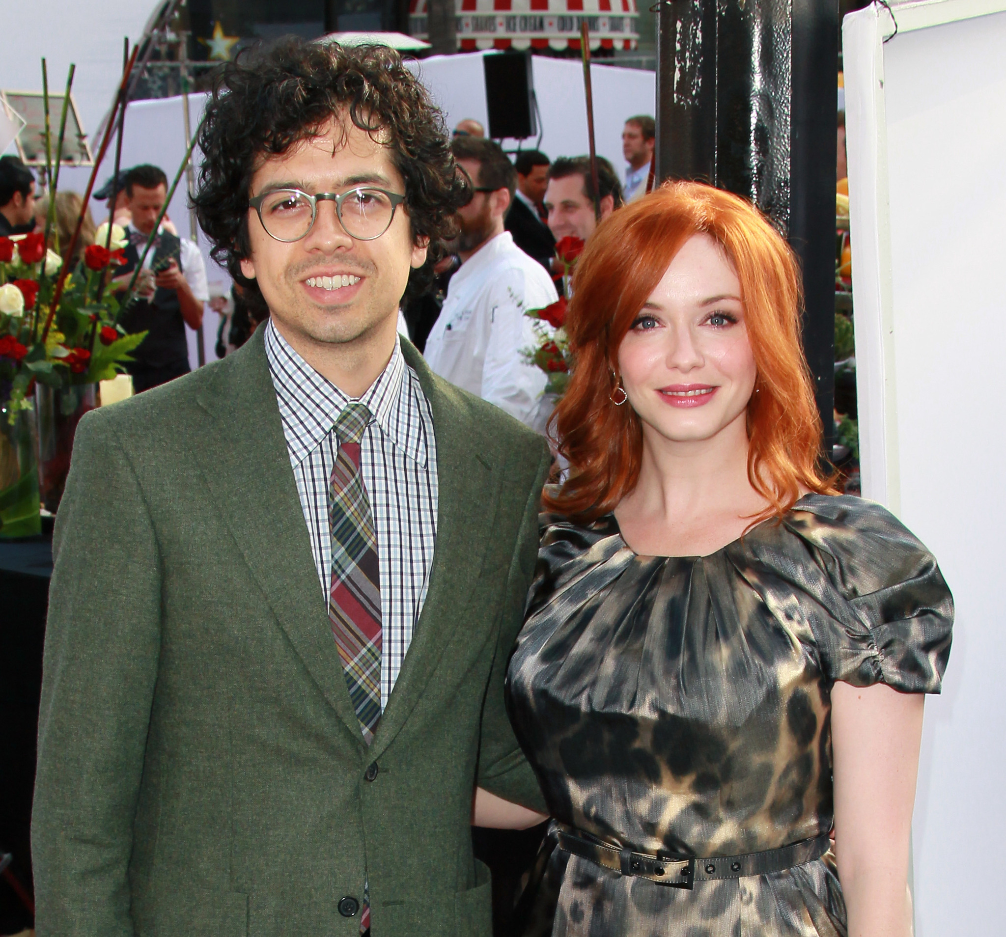 Geoffrey Arend and Christina Hendricks