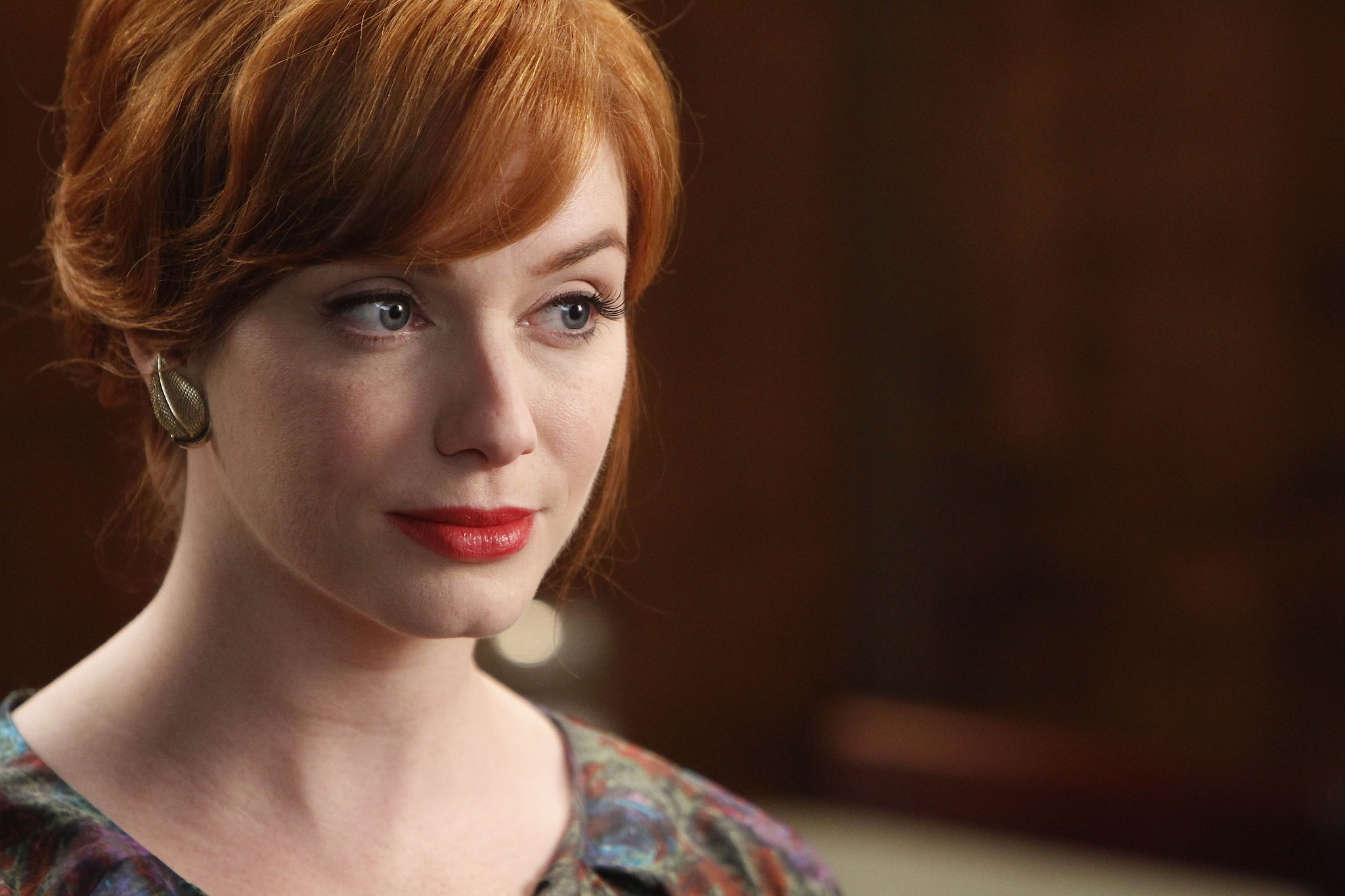 Still of Christina Hendricks in MAD MEN. Reklamos vilkai (2007)