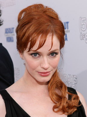 Christina Hendricks at event of (500) Days of Summer (2009)