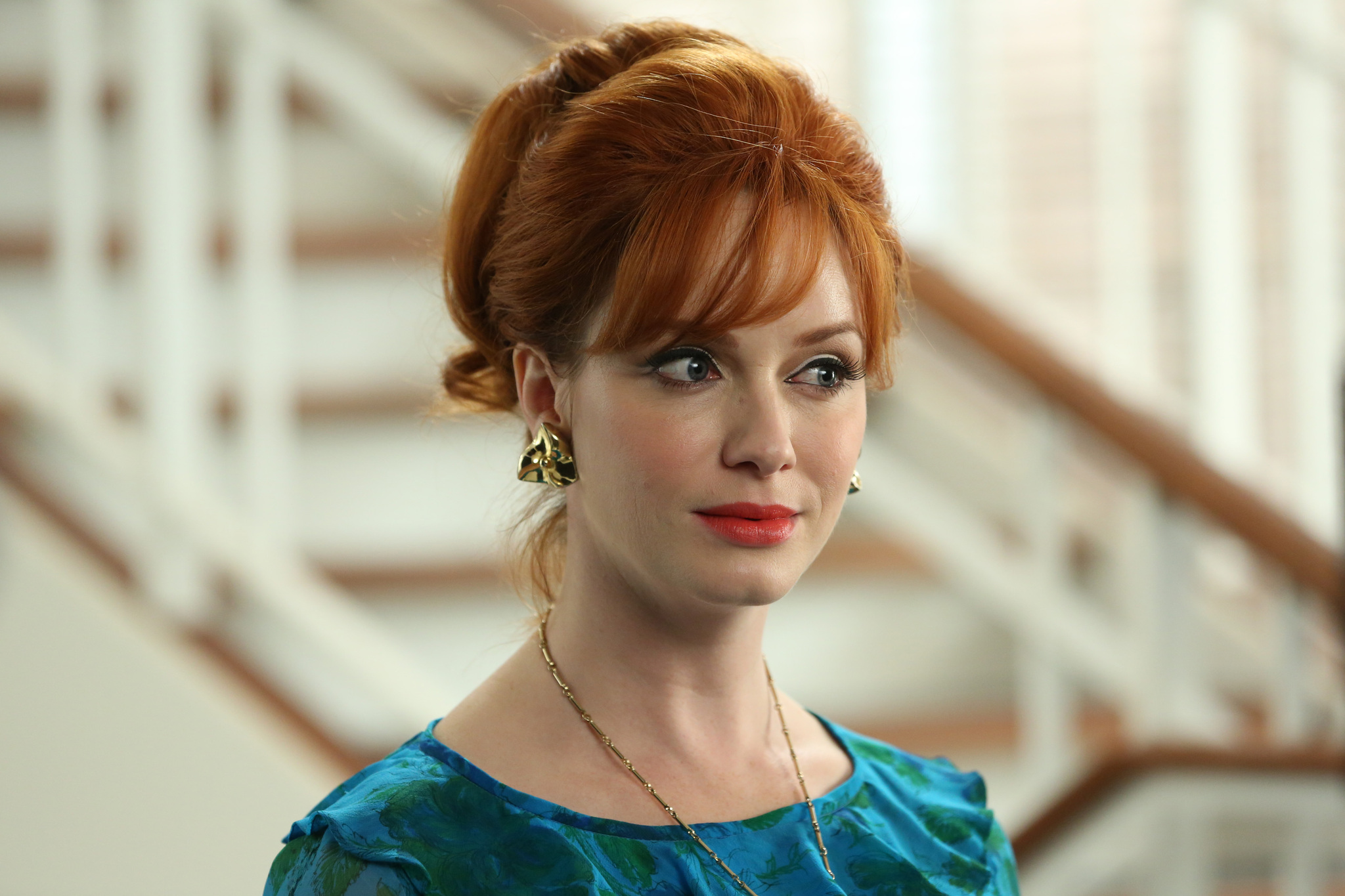 Still of Christina Hendricks in MAD MEN. Reklamos vilkai (2007)