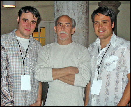 Left to right: Filmmakers Duane Graves, Kim Henkel and Justin Meeks at the 2005 Edgeworks International Short Film Festival