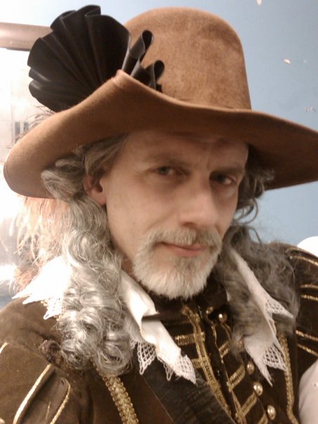 Mark Hennessy as the evil Comte de Guiche in TheatreWorks' production of Cyrano de Bergerac.