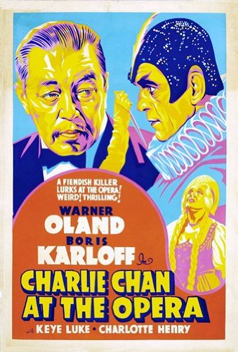 Boris Karloff, Charlotte Henry and Warner Oland in Charlie Chan at the Opera (1936)