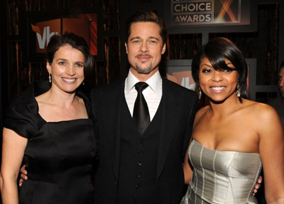 Brad Pitt, Julia Ormond and Taraji P. Henson