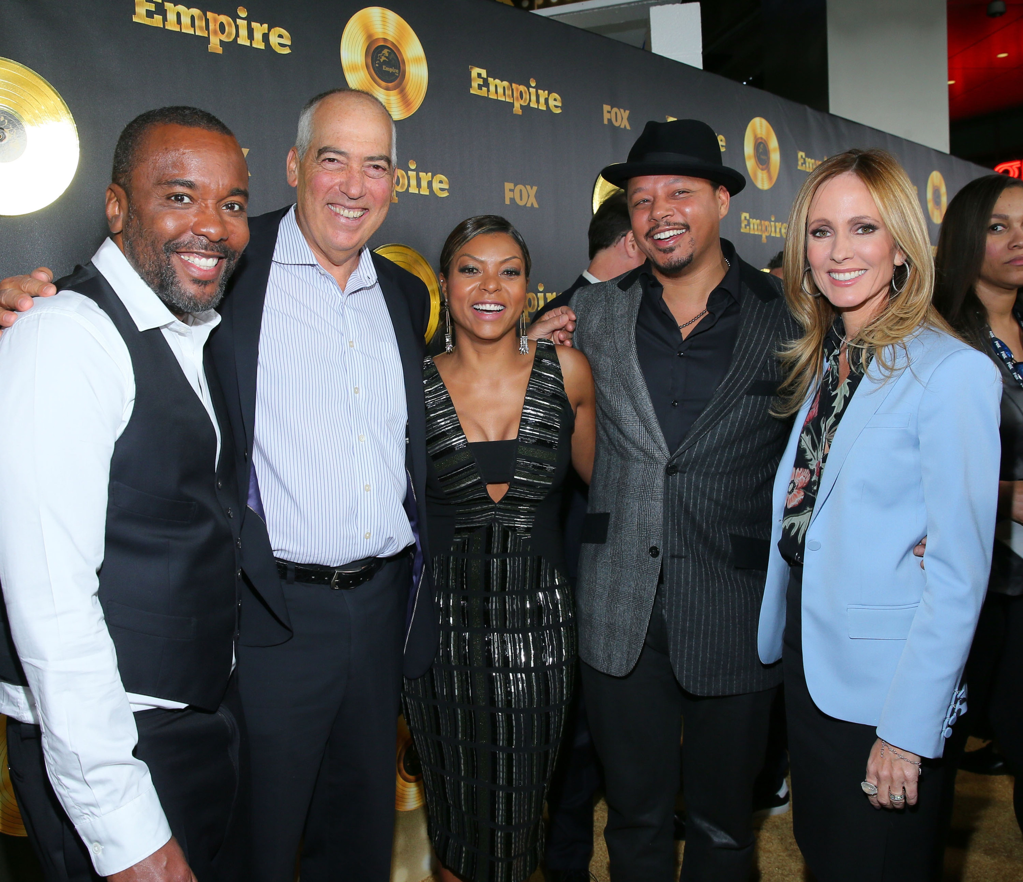 Terrence Howard, Lee Daniels, Taraji P. Henson, Dana Walden and Gary Newman at event of Empire (2015)