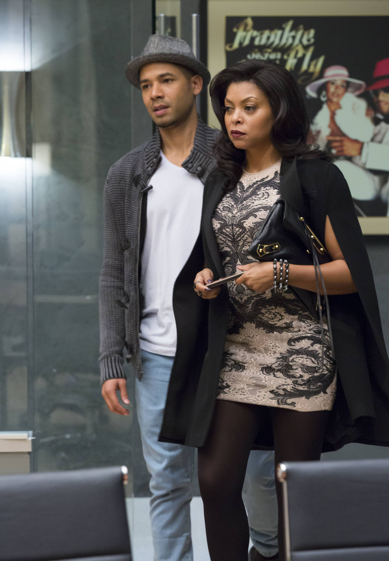 Still of Taraji P. Henson and Jussie Smollett in Empire (2015)