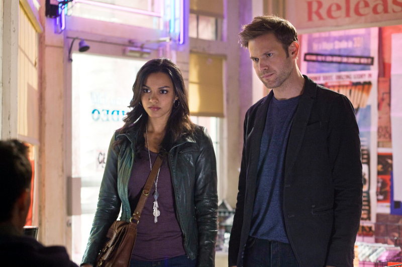 Still of Matthew Davis, Liane Hentscher and Jessica Lucas in Cult (2013)