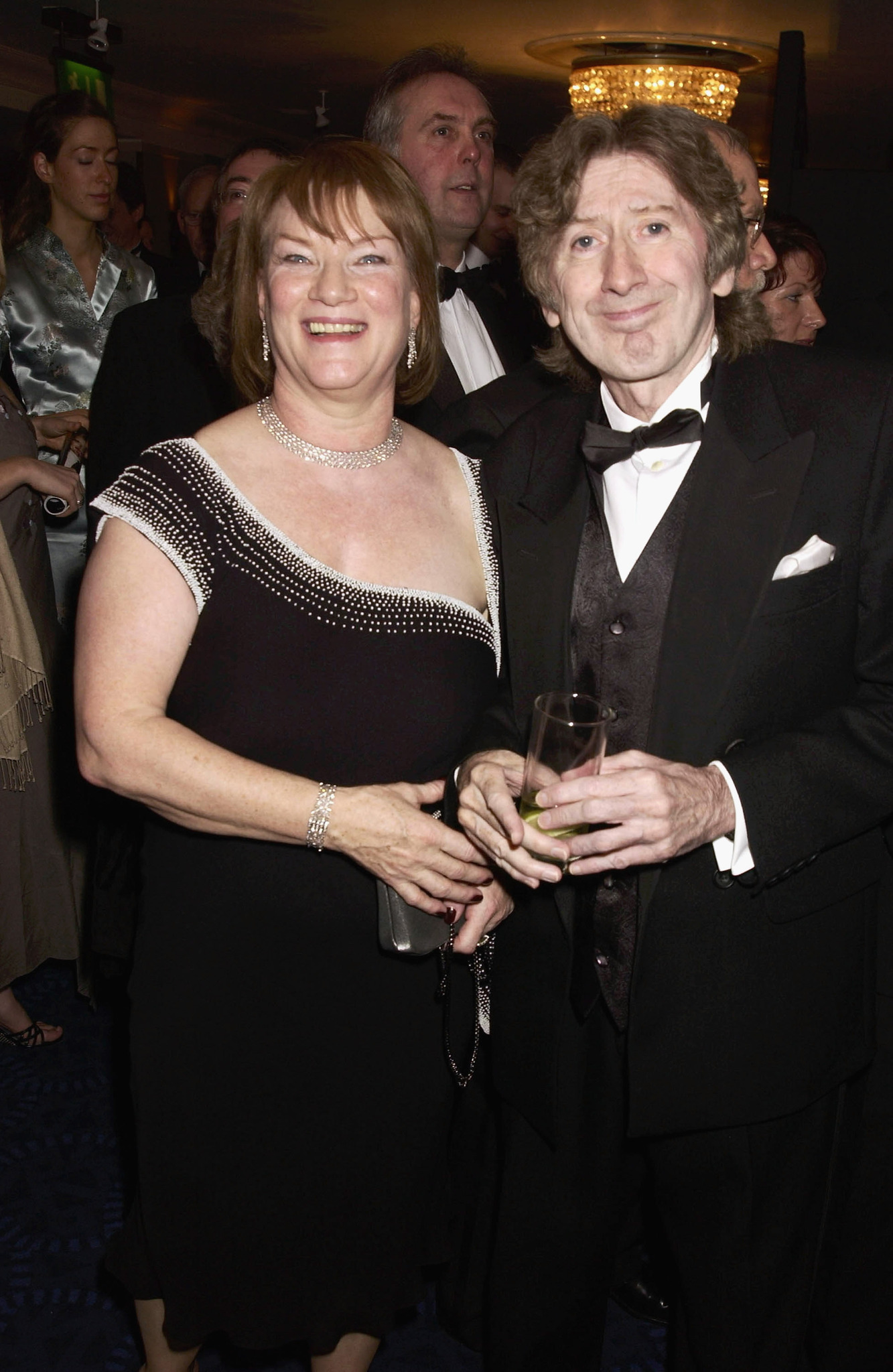 James Herbert and wife attend the British Book Awards held at the Grosvenor House Hotel on February 24, 2003 in London.