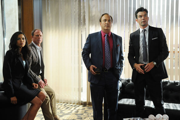 Lisa Tyler, Louis Herthum, Jim Belushi and Jerry O'Connell in 