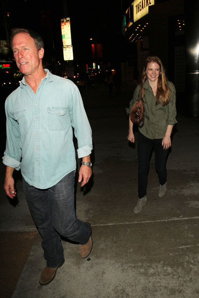 Louis Herthum and Ashley Bell out in Hollywood after an opening night showing of The Last Exorcism.