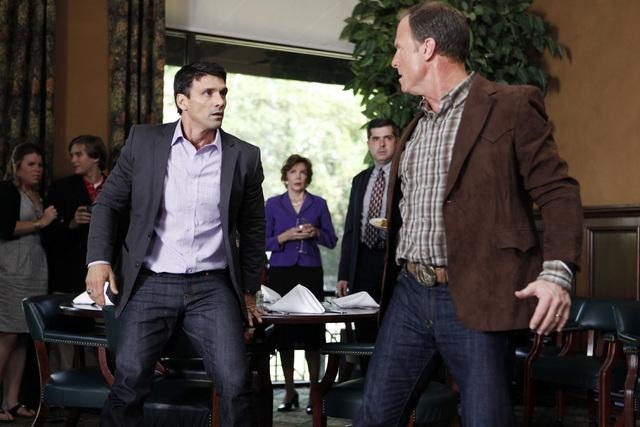 Still of Frank Grillo and Louis Herthum in The Gates (2010)