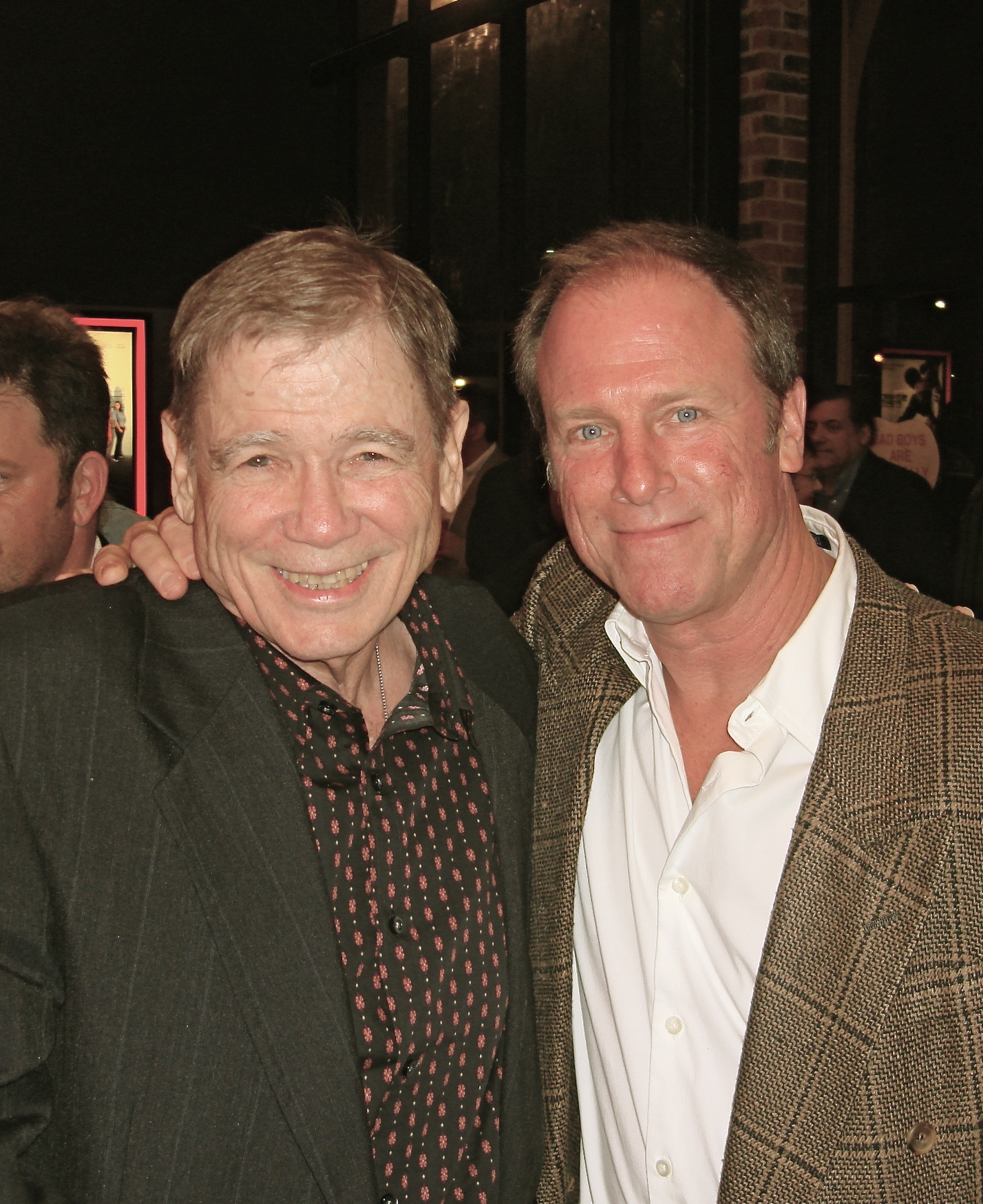 James Lee Burke and Louis Herthum at the Premiere of IN THE ELECTRIC MIST