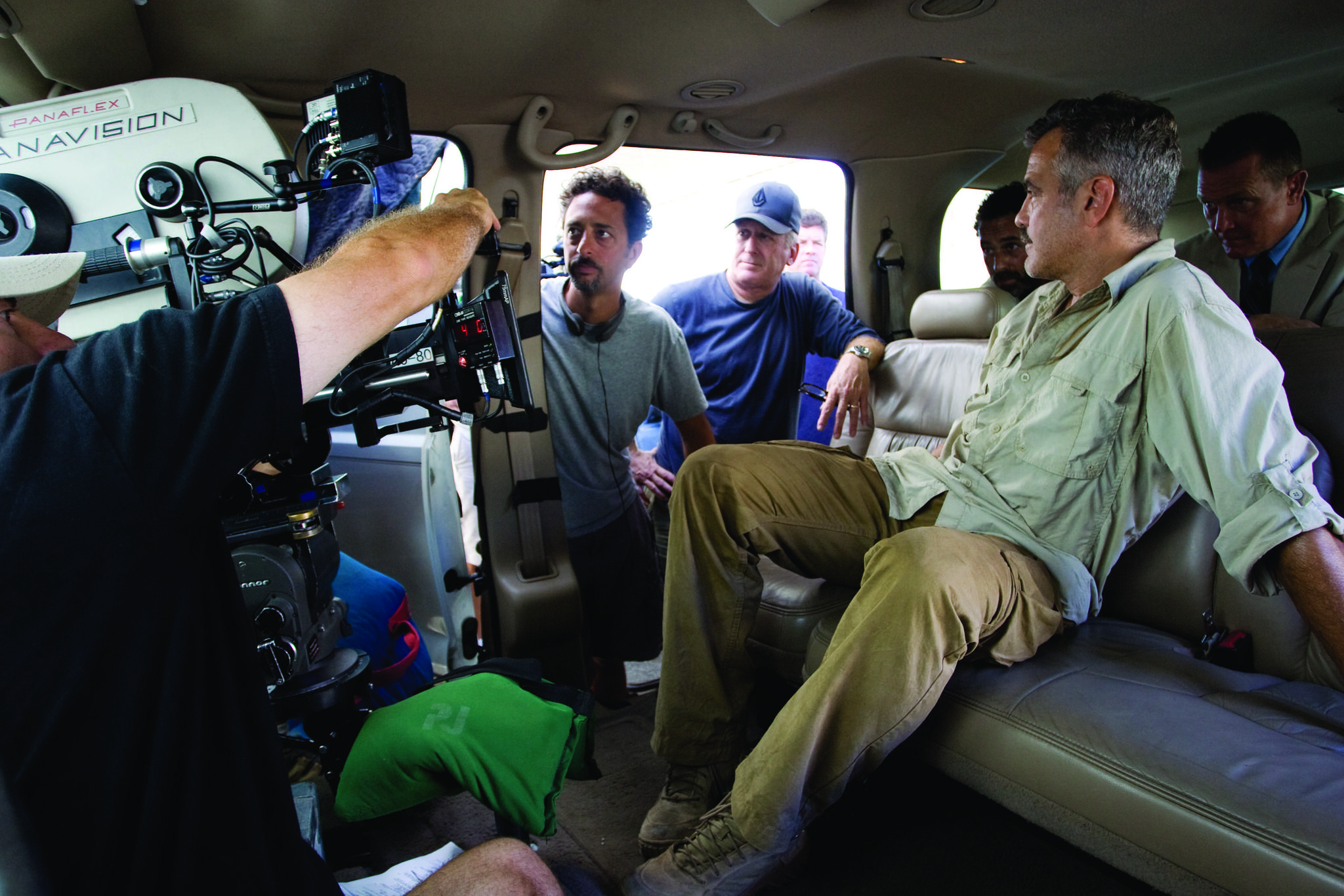 Still of George Clooney and Grant Heslov in The Men Who Stare at Goats (2009)