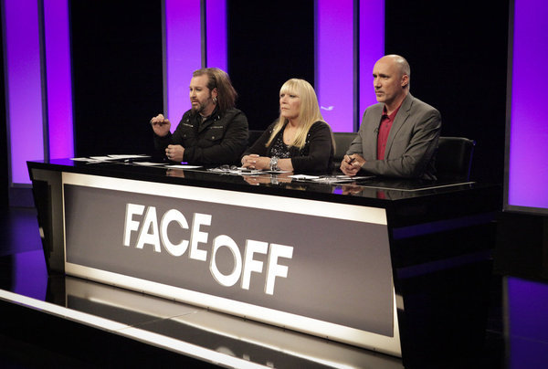 Still of Glenn Hetrick, Ve Neill and Neville Page in Face Off (2011)