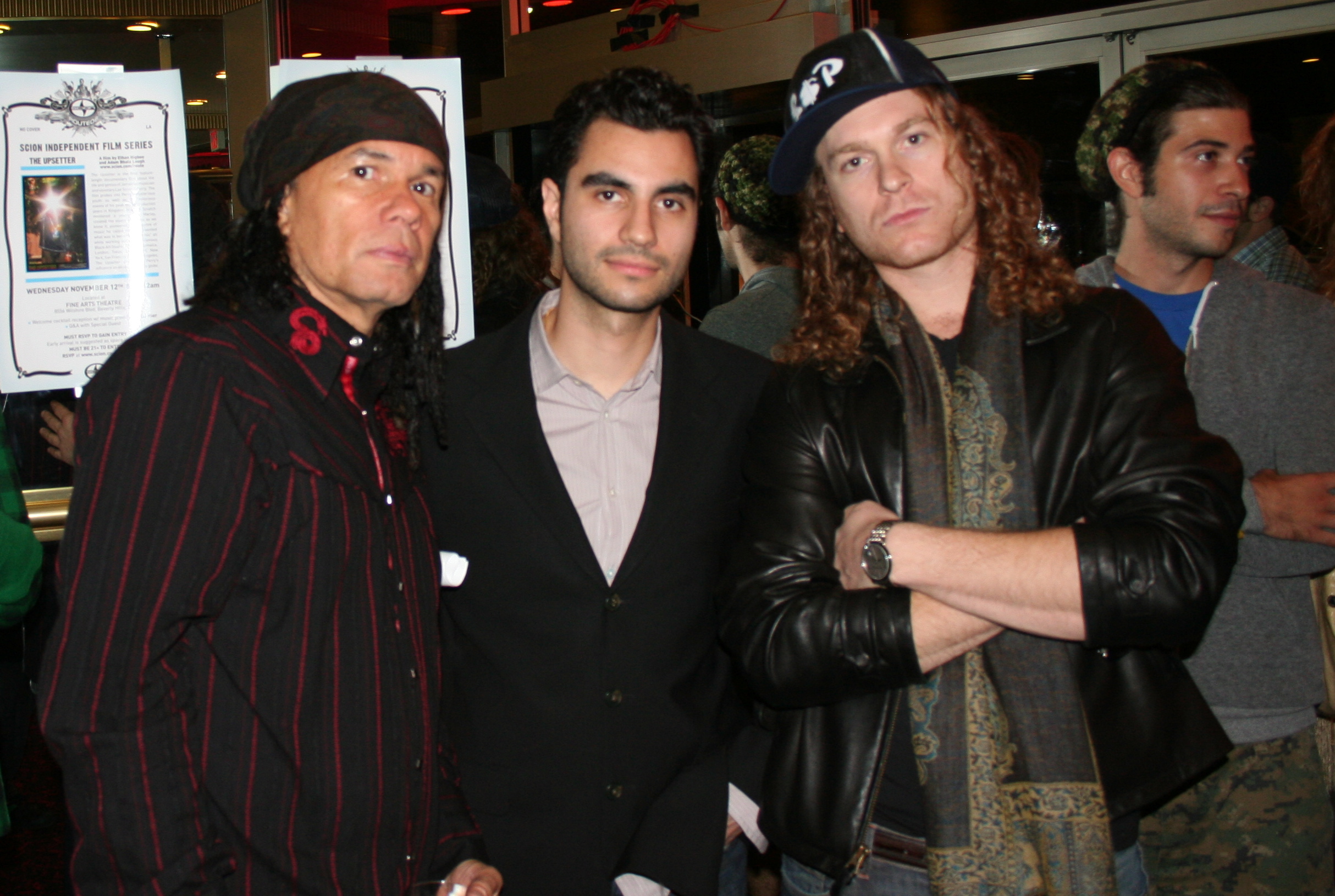 Wayne Jobson, Adam Bhala Lough, Ethan Higbee, attend screening of The Upsetter on the Scion Route Tour